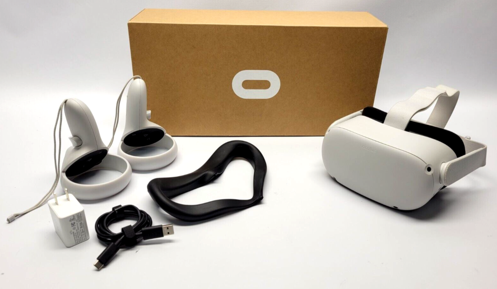 Meta Oculus Quest 2 256GB Advanced VR Virtual Reality Headset with Controllers!