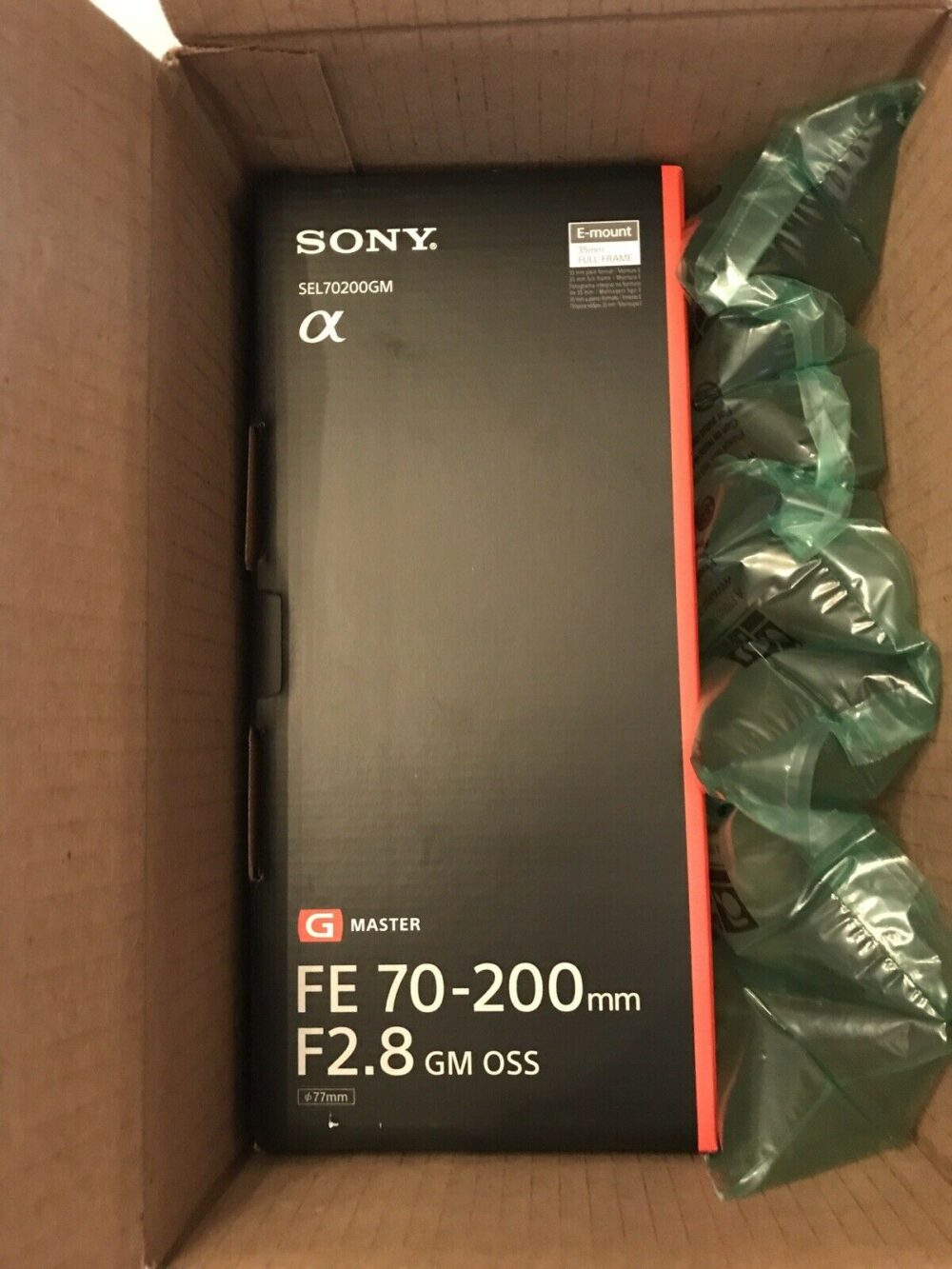 Sony FE 70-200mm f/2.8 GM OSS Lens
