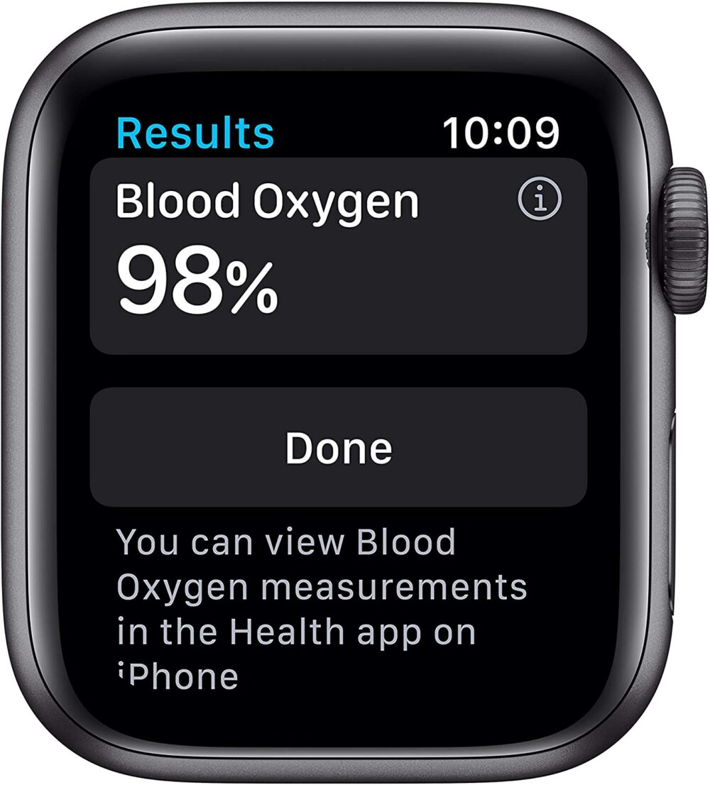 New Apple Watch Series 6 (GPS, 40mm) - Space Gray Aluminum Case with Black Sport Band - Image 3